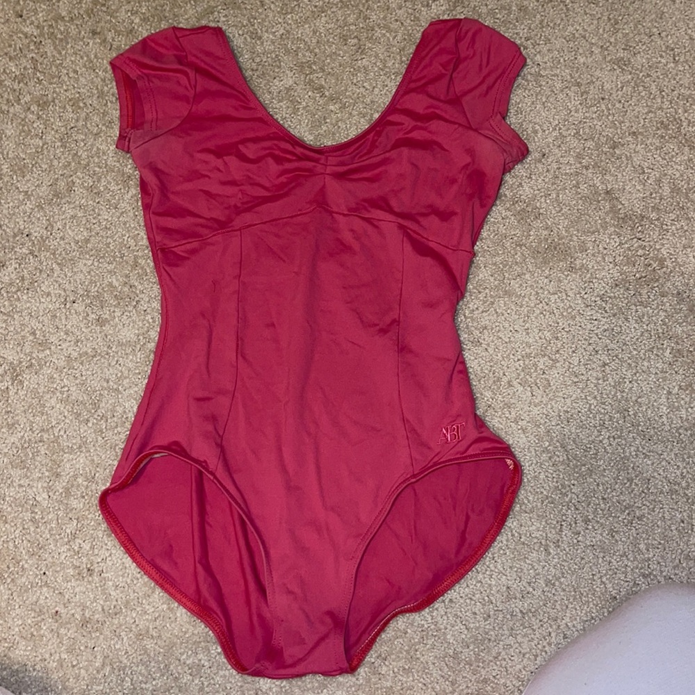 ABT Cap Sleeve Pink Leotard Capezio Medium